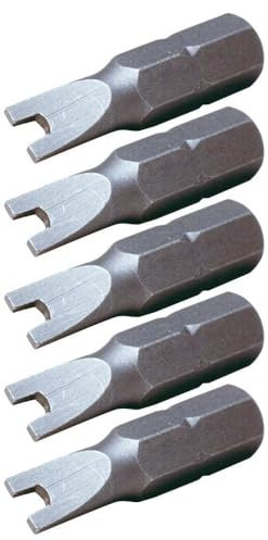KS Tools 911.2914 1/4 Bit Spanner 6mm, 25mm, paquete de 5