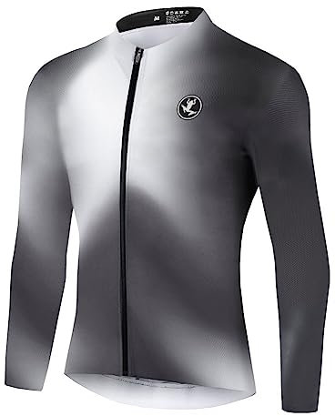 UGLY FROG Herren Radtrikot Fahrrad Trikot Langarm Fahrradbekleidung MTB Sport Top Fleecefutter Farbe:Mehrfarbig Größe:XS-6XL