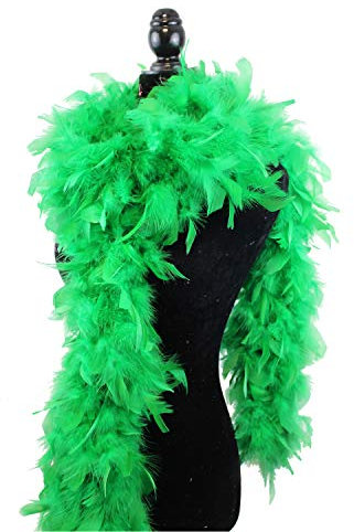 Truthahn Chandelle Federboa (Kelly Green, 80g)