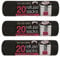 Tidyz 3 X 20 (60 Tie Handles Kitchen Liners 50L Extra Strong Black Swing Bin Bags Refuse Waste Rubbish Sacks, 10 x 10 x 10 cm