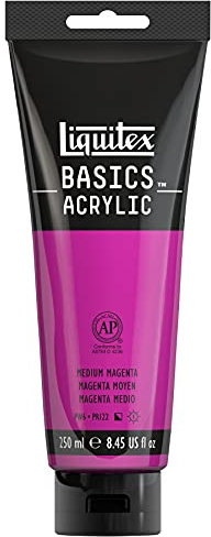 Liquitex BASICS Acrylfarbe, Medium Magenta, 8.45-oz tube
