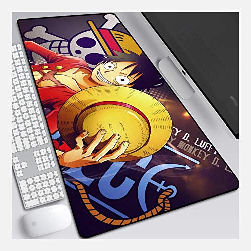 Mouse Mat ONEPIECE 800X300mm Mouse Pad,Perfect precision and speed Gaming Mouse Mat with 3mm-Thick Base,for notebooks, PC, T