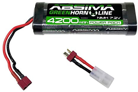 ABSIMA 4100012 NiMH Akku Batterie, Grün