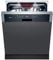 NEFF S147ZCS35E N70 - Lavastoviglie parzialmente integrata, 60 cm, Home Connect, zeolite, asciugatura a 70°, 8 programmi