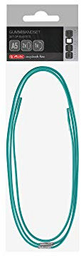herlitz 50033850 Gummibandset für my.book flex, A5, türkis, 1 Set