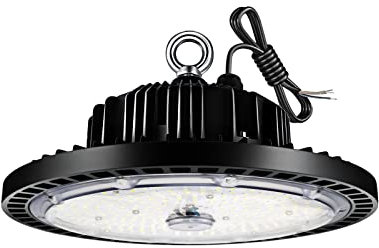 CheDux High Bay LED Shop Lights 100W 14,000LM (140LM/W) 40in Cable 6000K UFO High Bay LED Warehouse Lights, IP65 Wasserdichte UFO-Beleuchtung für Handelslager/Werkstatt/Garagenfabrik(100W)