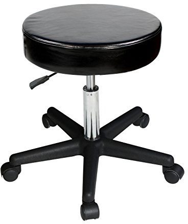 Master Massage Non-Costco Rollhocker Drehhocker Arbeitshocker Praxishocker Kosmetikhocker Hocker-Schwarz