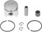 Kolbenringsatz, 40 Mm Kolbenbolzenringsatz, Stahllegierung, Stabile Leistung für 2-Takt 49 50 Moped Scooter Dirt Bike Kolbenringe Kolbenringe