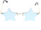 Gadpiparty 1 Paar Rahmenlose Stern-Sonnenbrille Randlose Brille In Sternform Blau