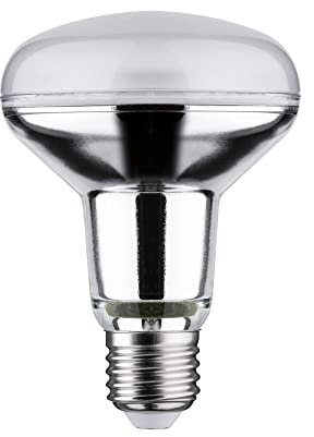 Paulmann 29053 Standard 230V LED Reflektor R80 230V 6,5W 500lm 80mm Silber Glas 2700K - Warmweiß E27