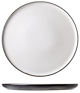 Cosy & Trendy Assiette Plate Ciel Blanc, D27,5 Cm, Lot de 4
