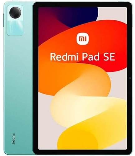 NK Redmi Pad SE Tablet, WiFi, Pantalla de 11, 4GB/128GB, Resolución FHD+, Tasa de Refresco de 90Hz, Batería de 8000 mAh, Color Verde