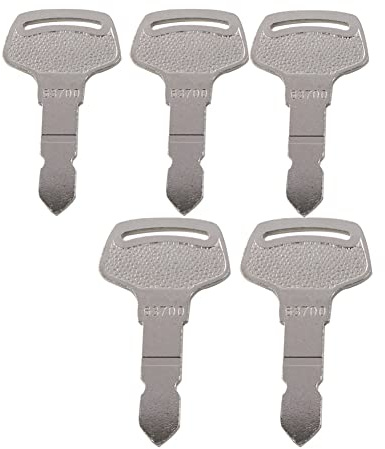 SIKUAI Remplacer la clé de contact du démarreur d'allumage 15248-63700 6C040-55430 6C040-55432, 5 pièces Remplacement de la clé de contact For Kubota Équipement de tracteur de la série B