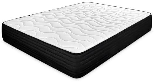 amuéblate online Viskoelastische Matratze Venus wendbar (Winter-Sommer), Härte: mittel bis hoch, Dicke 30 cm, milbendicht, antibakteriell und hypoallergen, 90 x 180 cm