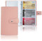 Czzmy 96 Porte Cartes de Visite Carte de Livre PVC Cartes pour Ranger Carte de Visite Cartes Fidélité Porte Carte de Crédit etc(1-Couleur Rose)