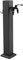 Support de Tuyau D'arrosage Autoportant avec Robinet - Colonne d'eau de Jardin en Acier Inoxydable - Fontaine Exterieure de Jardin - Robinet d'eau de Bouche D'incendie - Noir