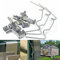 Gewächshaus-Glas-Clips, geeignet für 3 mm oder 4 mm Glas, stark und (50 Stück x B-Clips)