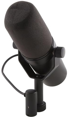 Yuattory Microphone dynamique cardioïde SM7B, microphone d'enregistrement, microphone de transmission pour enregistrement de scène, podcasting