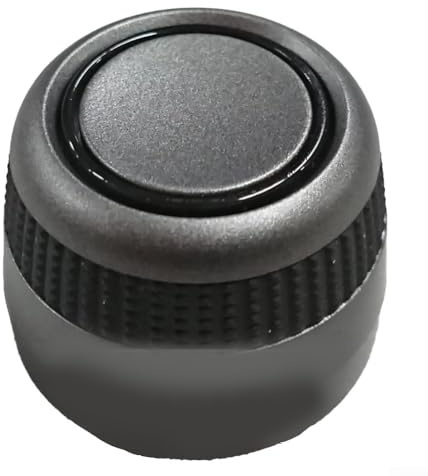 Lecreatekit Manopola per volume radio nera, manopola di ricambio per autoradio, per Commodore 2011 2013, realizzata in ABS resistente all'usura