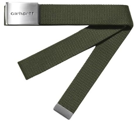 CARHARTT WIP Clip Belt Chrome - Office Green, Grün (Park Green), Einheitsgröße
