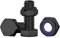 Drenky Bulloni e Dadi M8, 10 Pezzi Bulloneria Bulloni E Dadi M8 X 16 mm Set Di Viti con Dadi Autobloccanti Acciaio Inox A2 V2A Set Di Dadi E Bulloni Per Macchinari, Mobili, Stampa 3D, Navi, Nero