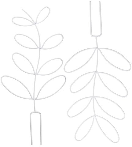 BCOATH Pflanzenklettergerüst Metallgitter 2 Stück Gartenstützgestell Für Gemüse Und Blumen