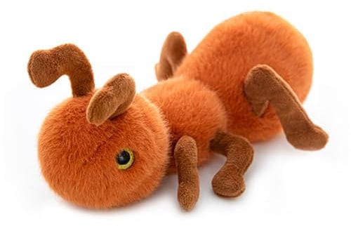 Generisch Tier Kuscheltier Ameise Plüschtier Niedlich Insekten Plushie Stofftier Puppen Geschenk für Kinder und Kuscheltierliebhaber (Ameise)