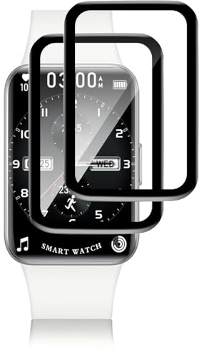 VideoSecu 2 pièces 3D Verre Trempé pour Samsung Galaxy Fit 3 Protection écran, 0,33mm & Dureté 9H, Anti-Rayures, 100% sans Bulles Vitre Protection, Haute Sensibilité, Haute définition Protecteur