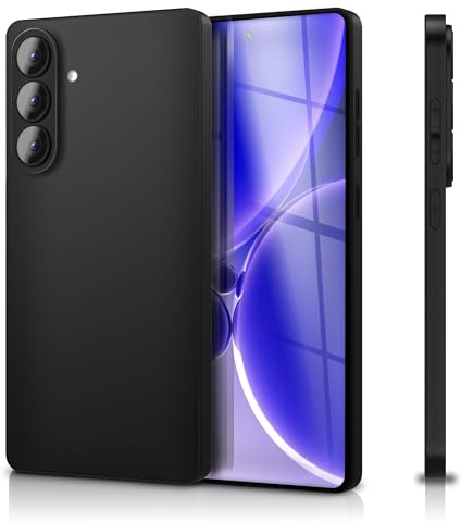 NALIA Ultra Slim Hardcase für Samsung Galaxy S26 - Hülle, Schwarz Opak | Vergilbungsschutz, UV-stabiles Polycarbonat, Linsen einzeln umschlossen, Anti-Fingerprint, Soft-Touch Grip