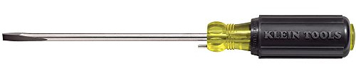 Klein Tools 605-4B Wire Bending Cabinet Tip Screwdriver 4-Inch, Made in USA