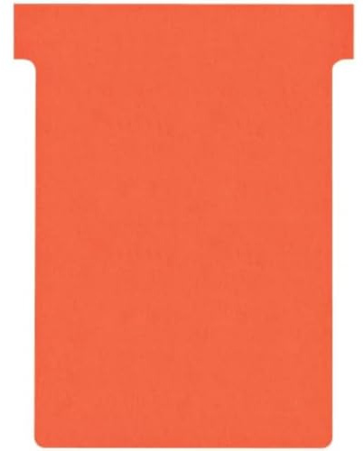 Nobo Kartentafel Zubehör T-Karten, Index 3, 100 Stück, rot