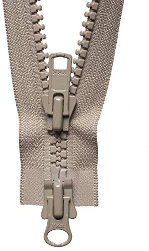 YKK Two Way Slider Zip, No. 573 Fawn, 76 cm Length