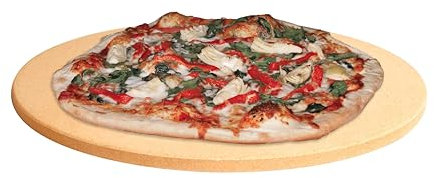 Pizzacraft Runder Pizzastein, 42 cm Durchmesser, gelb, 4.83 x 46.99 x 45.82 cm, PC0101