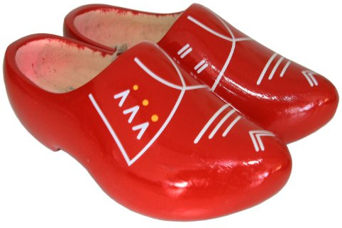 holländischer Holzschuh Der feine rote (22-23)