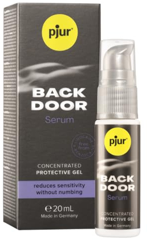 pjur BACK DOOR Anal Serum - reduziert die Empfindlichkeit, ohne zu betäuben - Hochkonzentriertes Gel für intensiven Analverkehr (20ml)