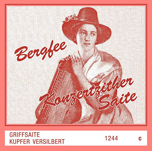 Optima Zither-Saiten Griffsaiten Münchner Stimmung Normal c Kupfer versilbert 1244