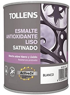 ESMALTE ANTIOXIDANTE LISO SATINADO TOLLENS BLANCO 4 L.