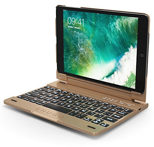 The Snugg B01MTLQZNM Keyboard Case for Apple iPad Mini - Gold