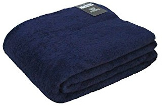 The House Of Emily Massive/Huge/Extra Large 100% Cotton Bath Sheet/Beach Towel - 150cm x 200cm (Navy Blue)