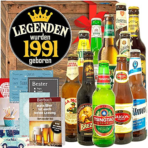Legenden 1991 ++ 12x Biere der Welt & DE ++ Idee Geburtstagsgeschenk Freund