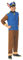 Rubies Herren Paw Patrol Erwachsene Chase Kostüm Overall