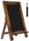 ChalkPro Tafelschild mit Holzrahmen, weißem Kreidestift, magnetisch, nicht poröses Memoboard, rustikales Dekor für Küche, Zuhause, Bar, Arbeitsplatte, Hochzeit, Café, Party und Restaurant rustic brown