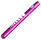 BE-TOOL Mini linterna de pluma de diagnóstico médico, mini linterna LED reutilizable para el hogar, al aire libre, médico, enfermera, emergencia EMT (morado, 1 unidad)