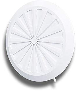 K-TECH-PRO Griglia di ventilazione, rotonda, richiudibile, regolabile, 90-160 mm