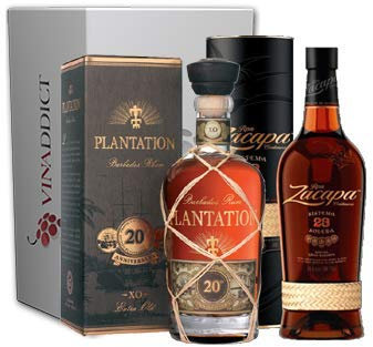 Coffret Vinaddict Rhums ambrés Supérieurs - Zacapa - Plantation XO
