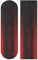 LDIYEU Schwarz Rot Skateboard Griptape rutschfest Selbstklebend Longboard Griptapes Aufkleber Griffband 33X 9(1pcs)