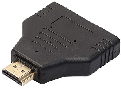 Tecbee HDMI-Y Adapter VERTEILER HDMI STECKER AUF BUCHSE Splitter FULLHD 1080P