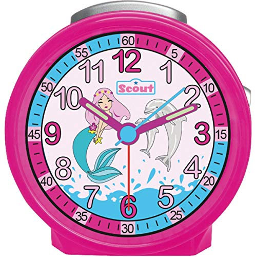 Scout Kinder Wecker Alarm Friends Wasserwelt Pink Mädchen 280001037