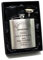Personalised Engraved Silver Hip Flask in Silk Gift Box for 18th Birthday | 21st Birthday | 30th Birthday | 40th Birthday | 50th Birthday | 60th Birthday | - Established Birthday Design