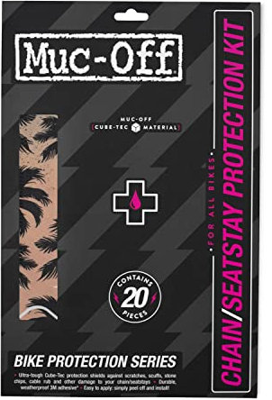 Muc-Off, Chainstay Protection Kit-Day of The Shred Unisex Erwachsene, natürlich, einzigartig